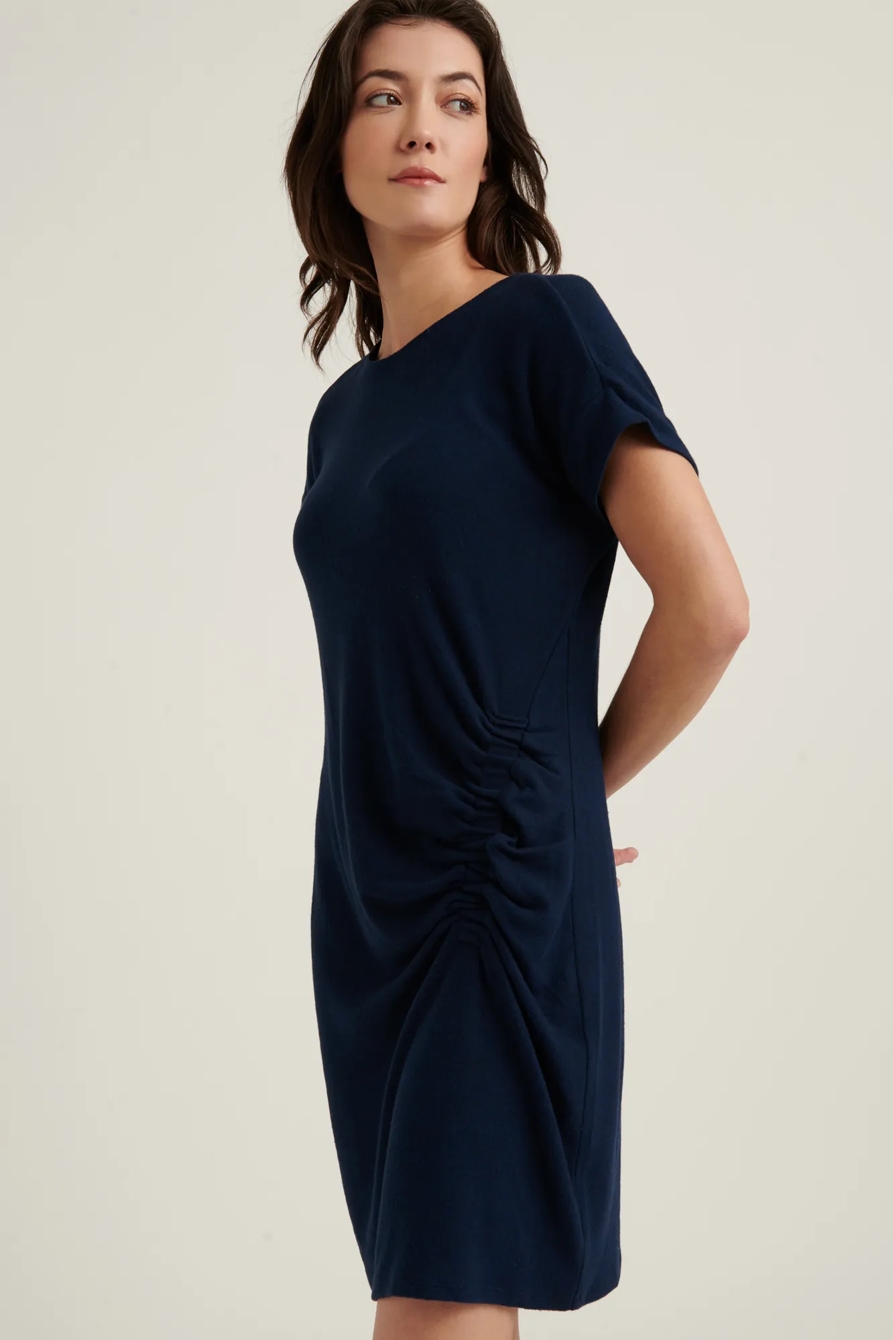 RUCHED CLOUD JERSEY DRESS, image 2
