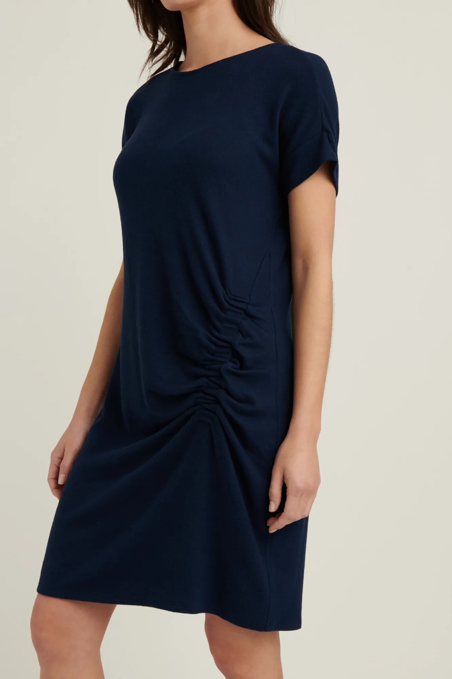 RUCHED CLOUD JERSEY DRESS, image 4