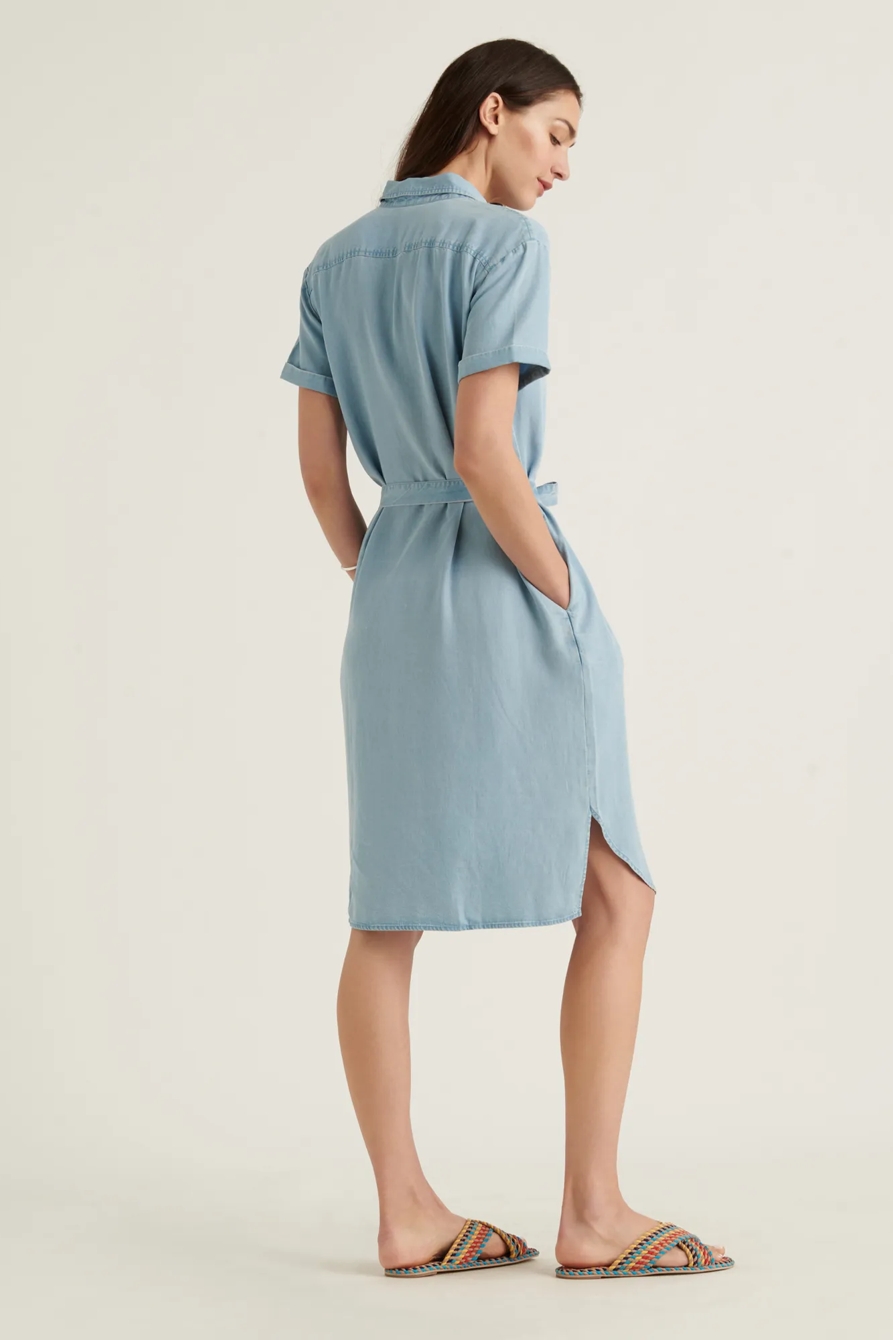 AVALON TENCEL SHIRT DRESS, image 3