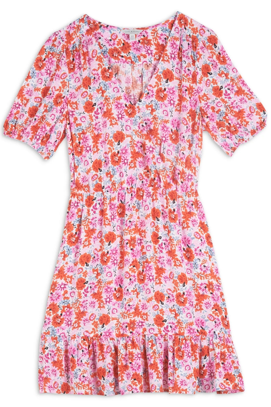 DITSY FLORAL MILA WRAP DRESS, image 6
