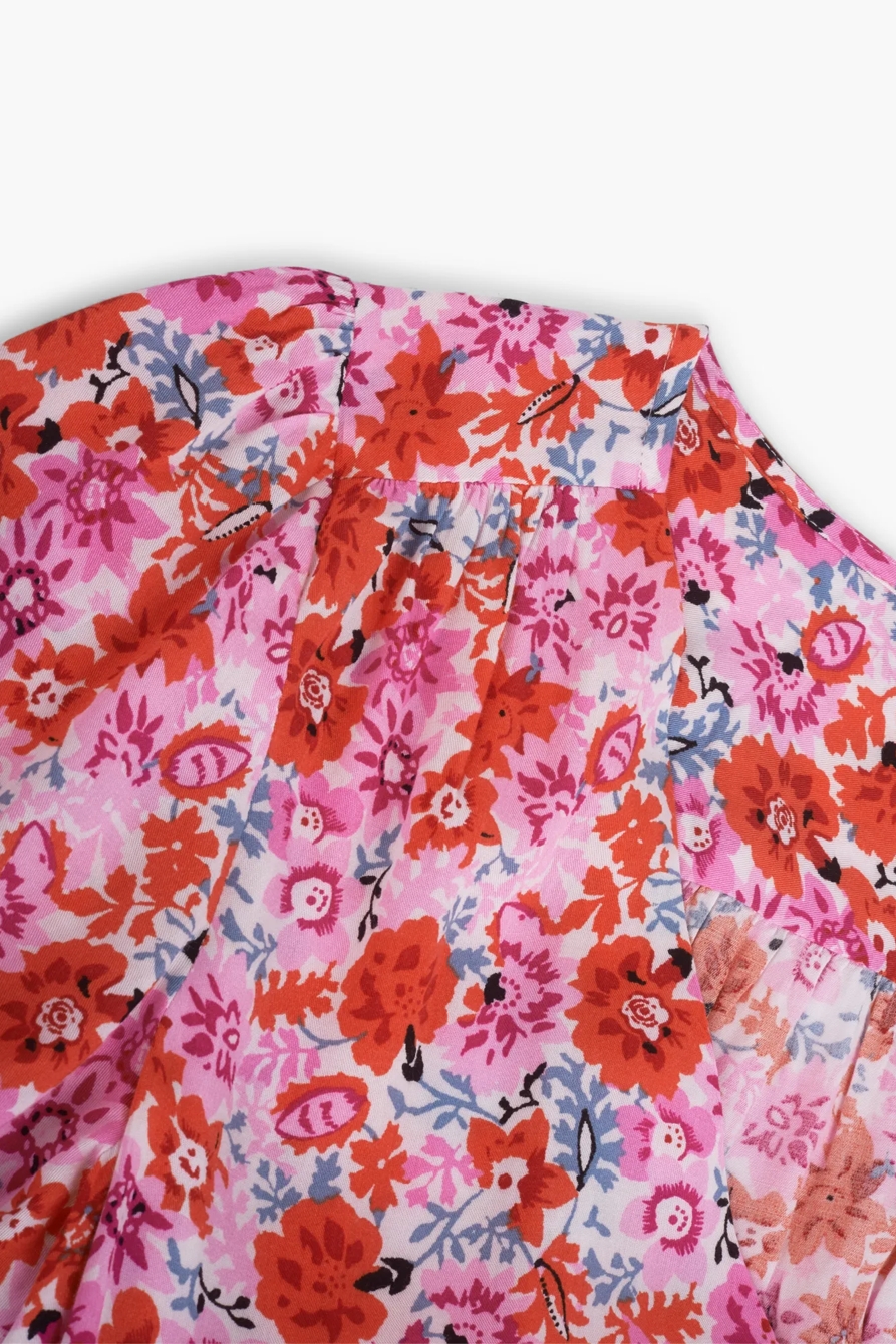 DITSY FLORAL MILA WRAP DRESS, image 7