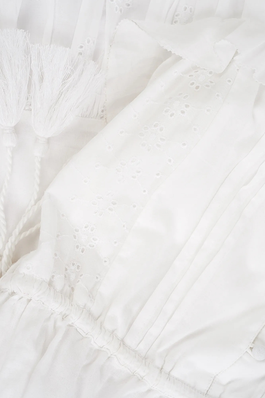 EYELET BEVERLY DRESS, image 3