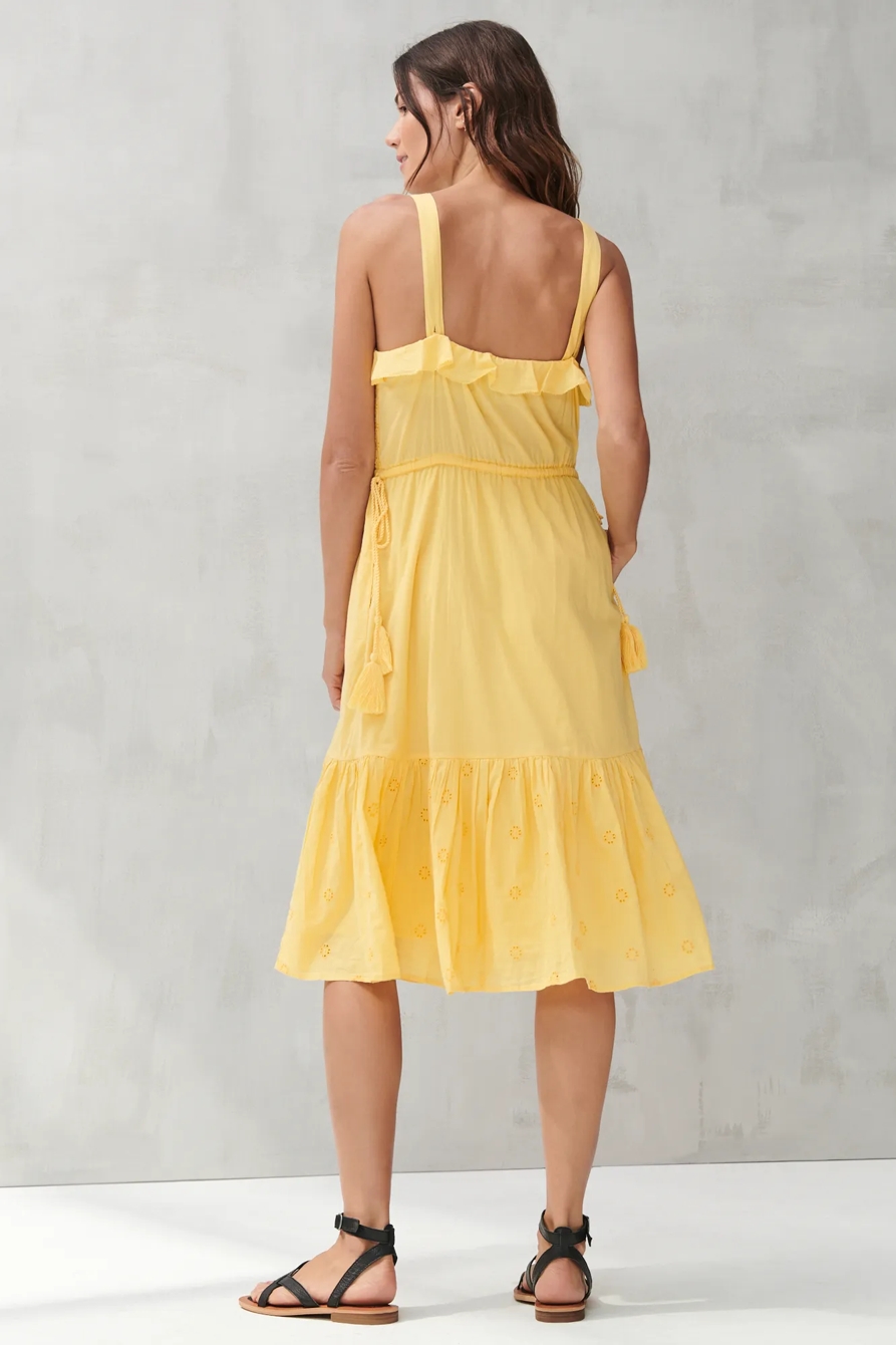 EYELET BEVERLY DRESS, image 3