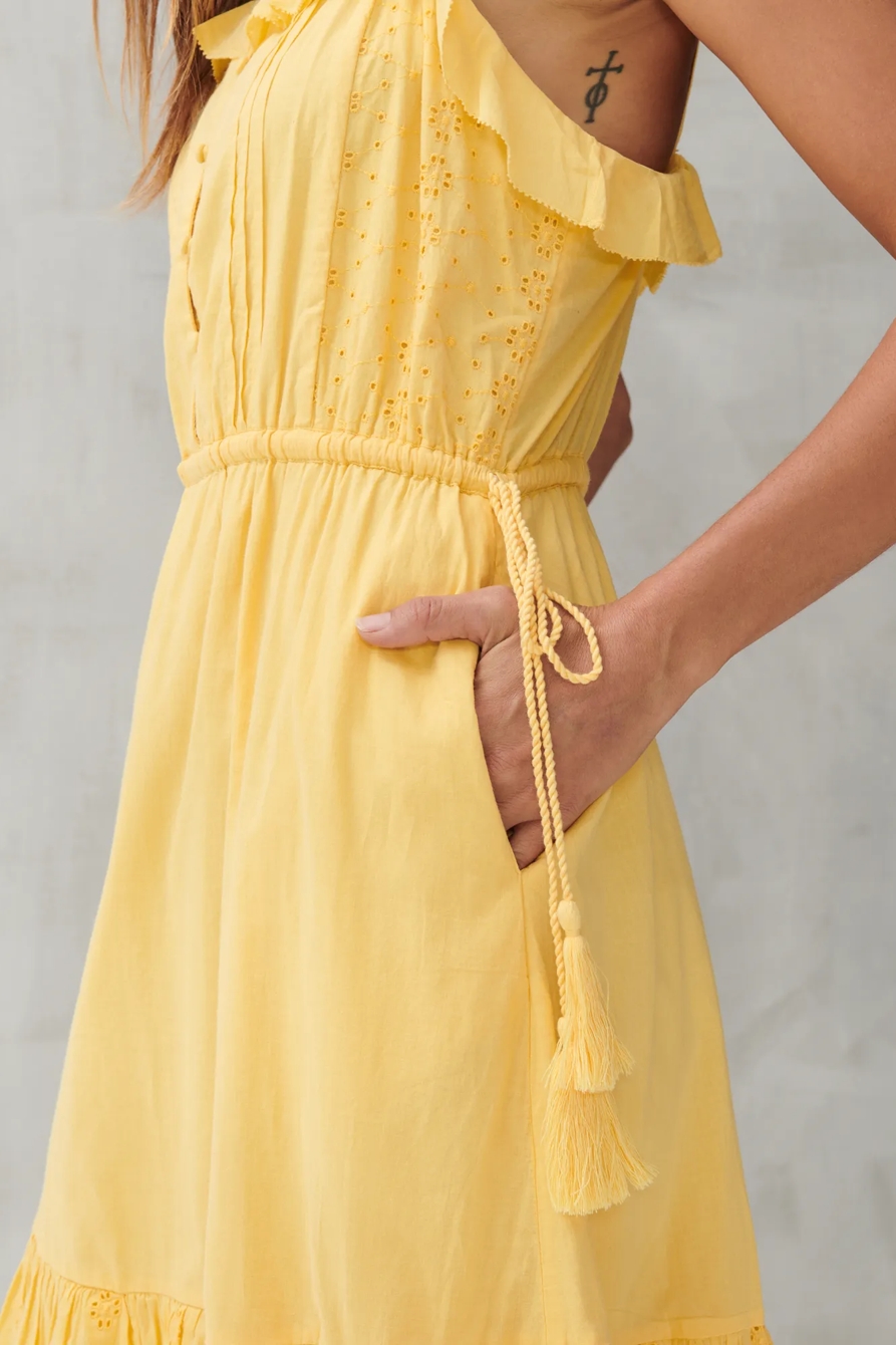 EYELET BEVERLY DRESS, image 4