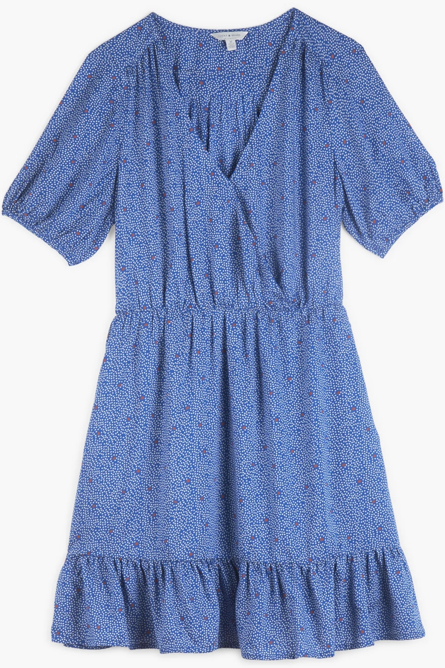 POLKA DOT MILA WRAP DRESS, image 2