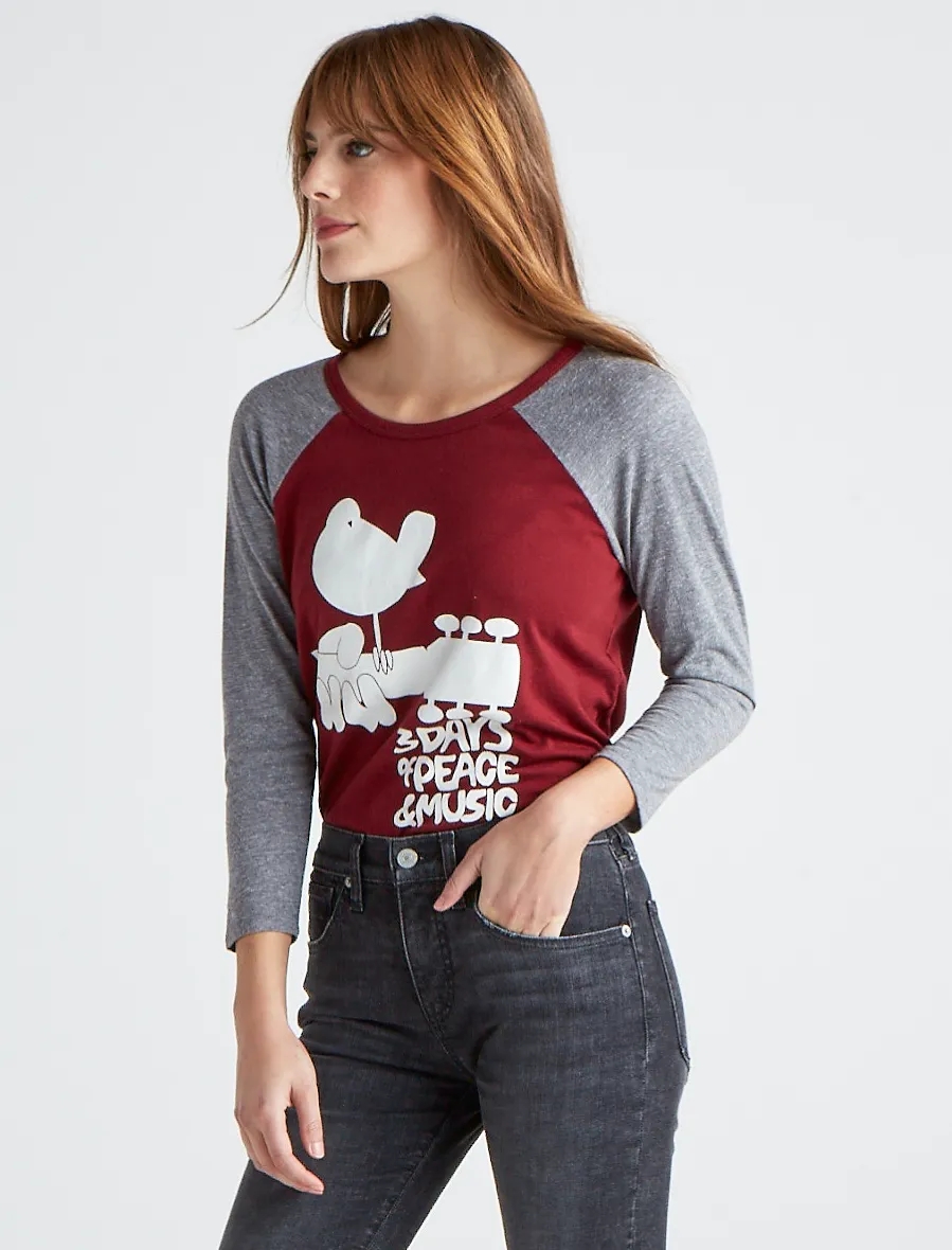 WOODSTOCK RAGLAN TEE, image 2