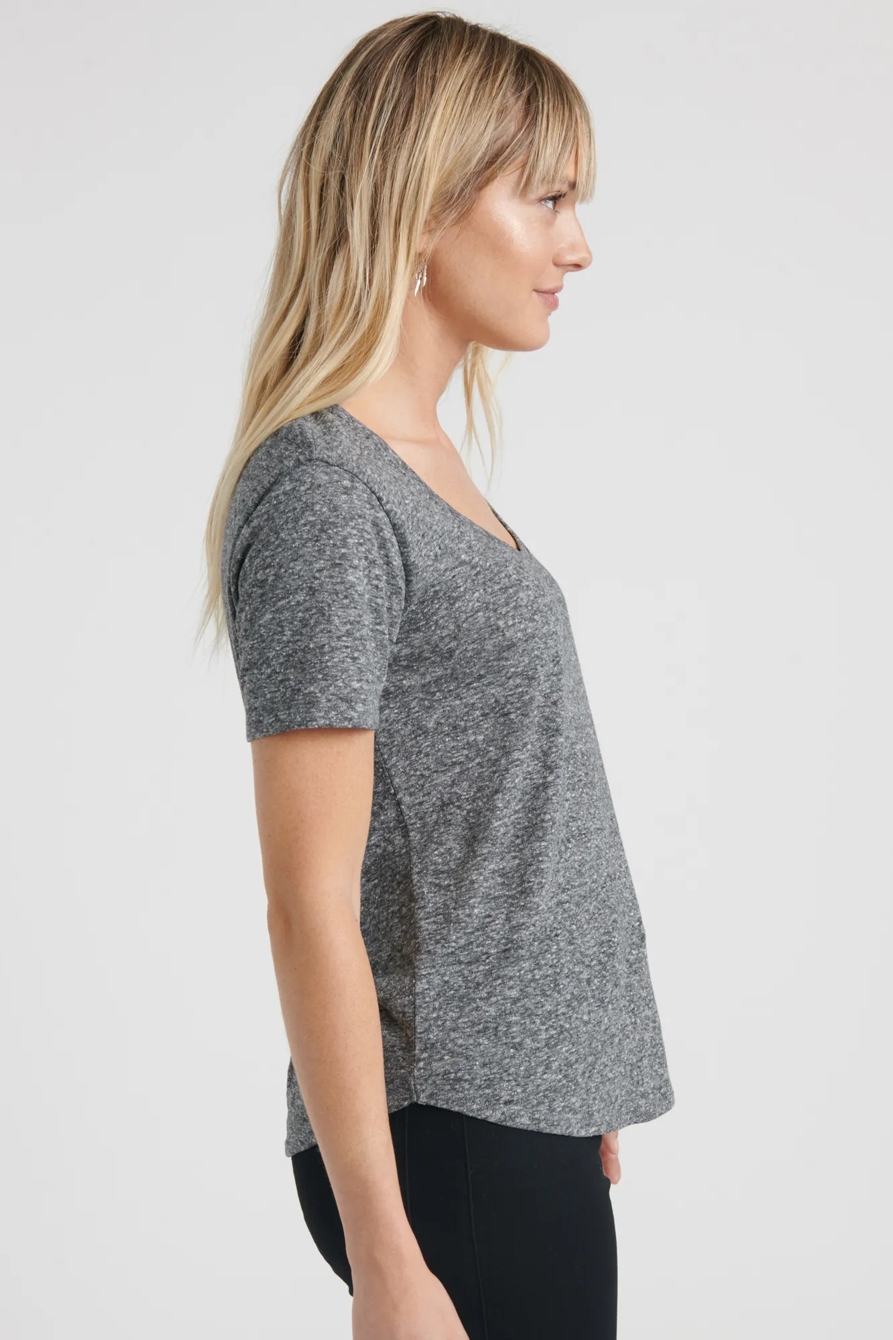 SCOOP NECK TEE, image 3