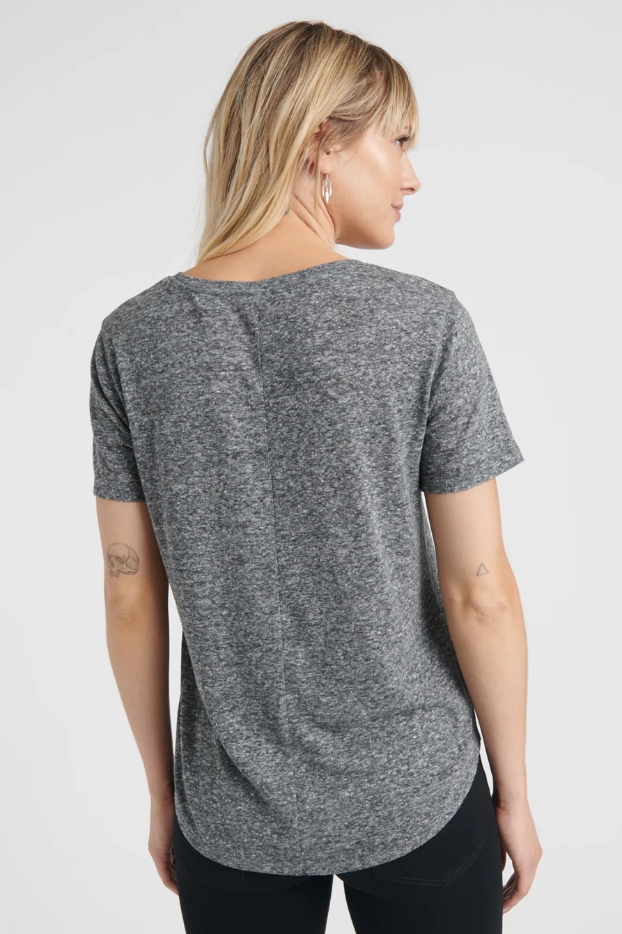 SCOOP NECK TEE, image 4