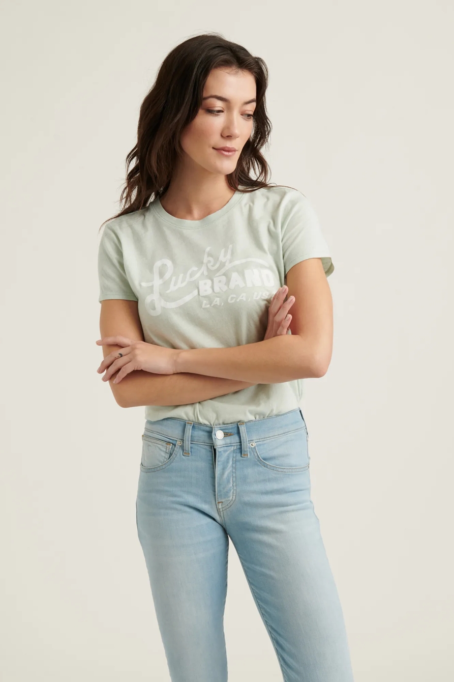 LUCKY BRAND SCRIPTED TEE, image 1