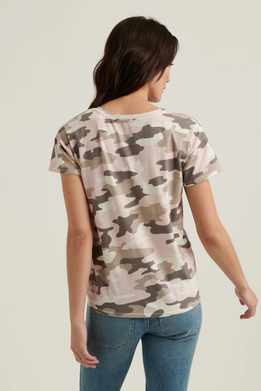 CAMO SIDE TIE TEE, image 4