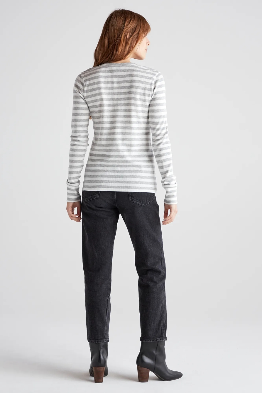 STRIPED HENLEY TEE, image 3