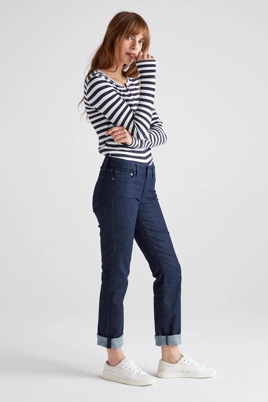 STRIPED HENLEY TEE, image 2