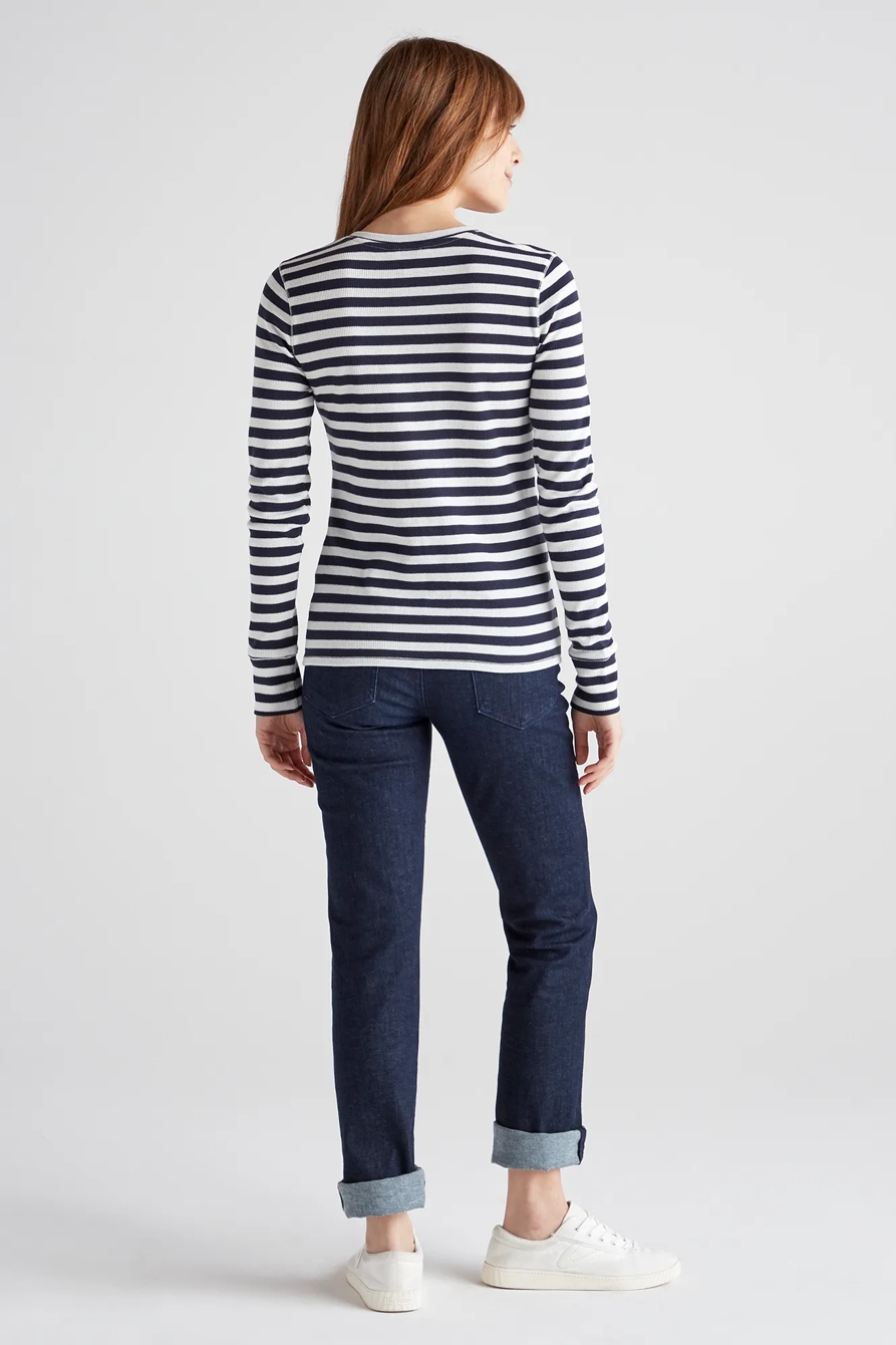STRIPED HENLEY TEE, image 3