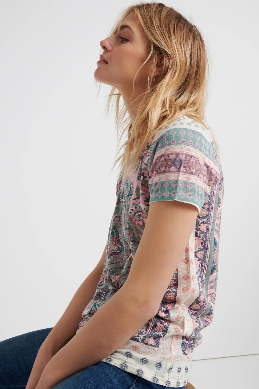 FLORAL PAISLEY ALLOVER TE, image 2