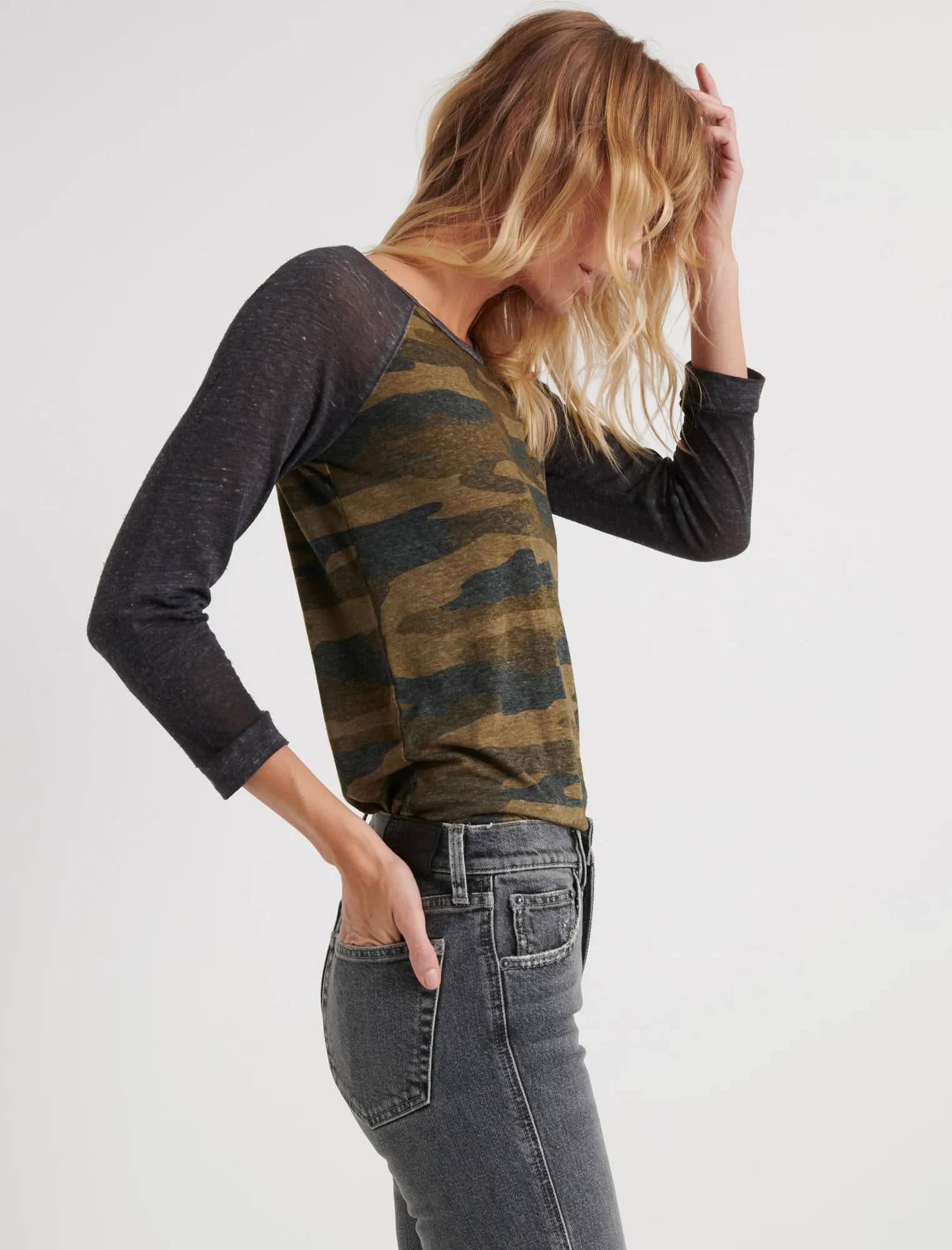 CAMO BASEBALL TEE, image 2