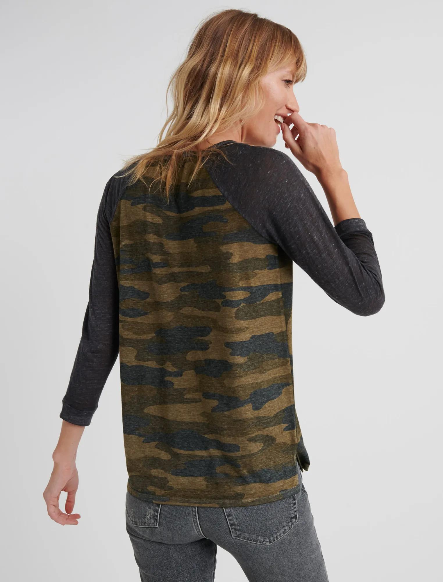 CAMO BASEBALL TEE, image 3