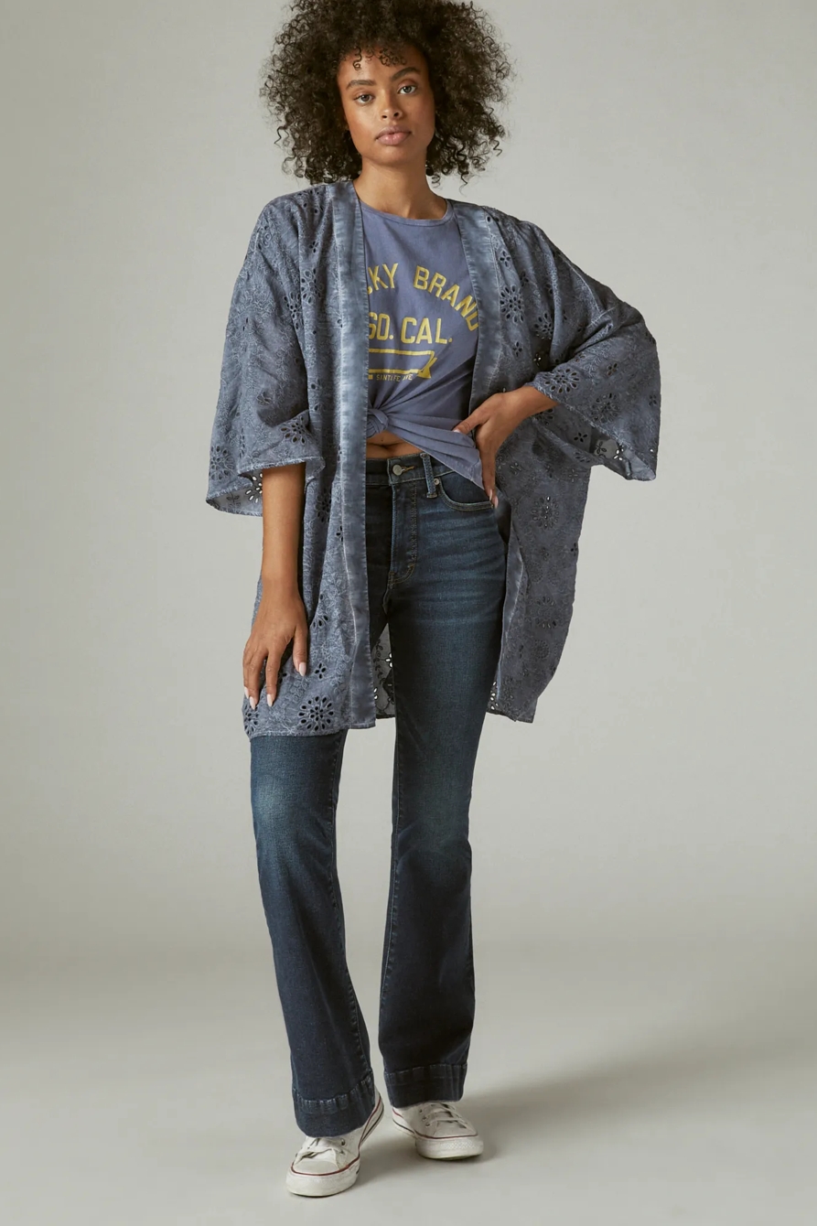 EYELET KIMONO, image 2