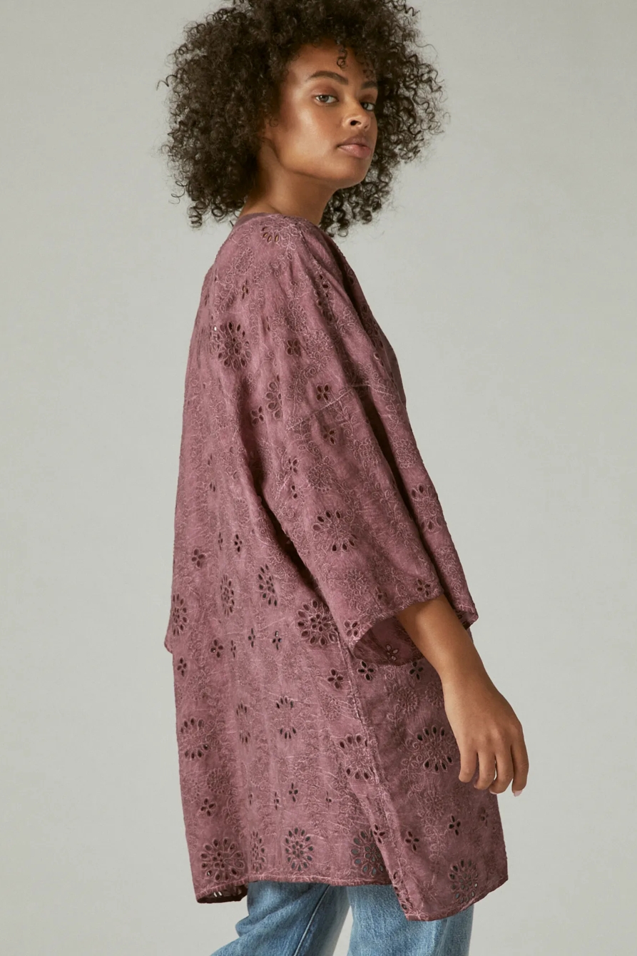 EYELET KIMONO, image 4