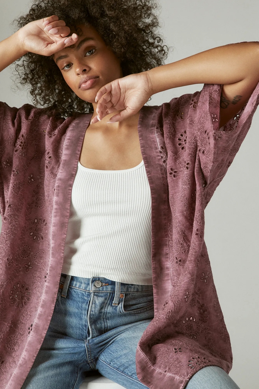 EYELET KIMONO, image 5