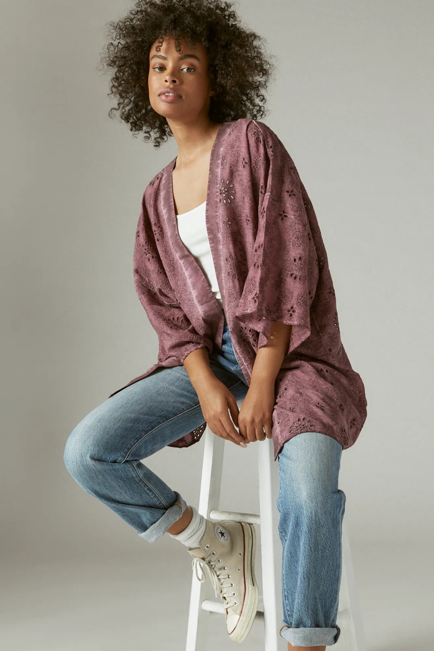 EYELET KIMONO, image 6