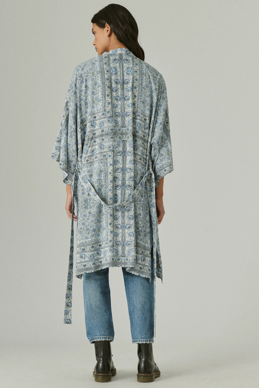 BANDANA PRINT MAXI KIMONO, image 3