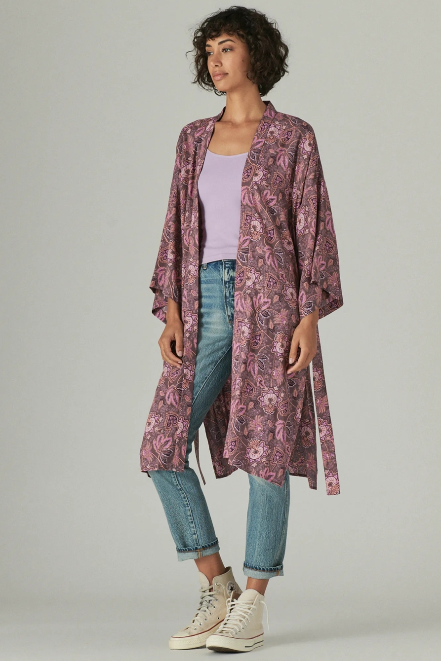 BANDANA PRINT MAXI KIMONO, image 2