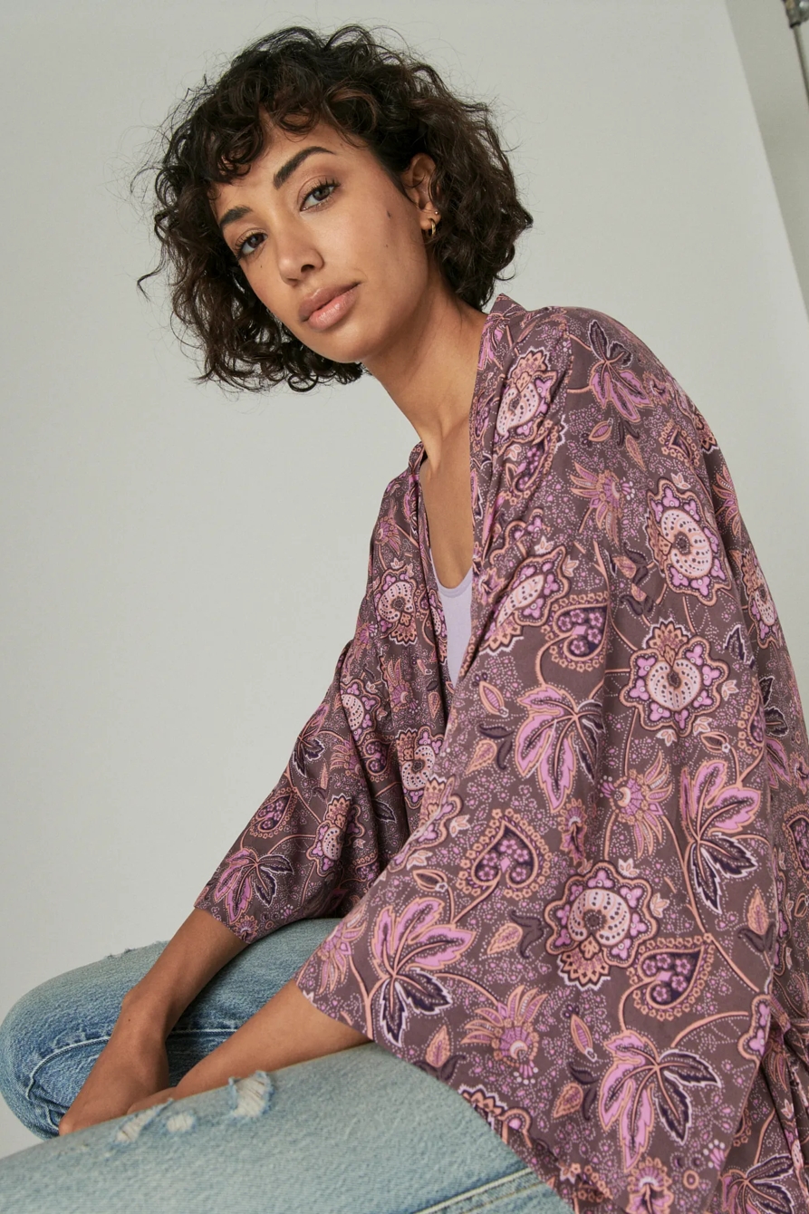 BANDANA PRINT MAXI KIMONO, image 5