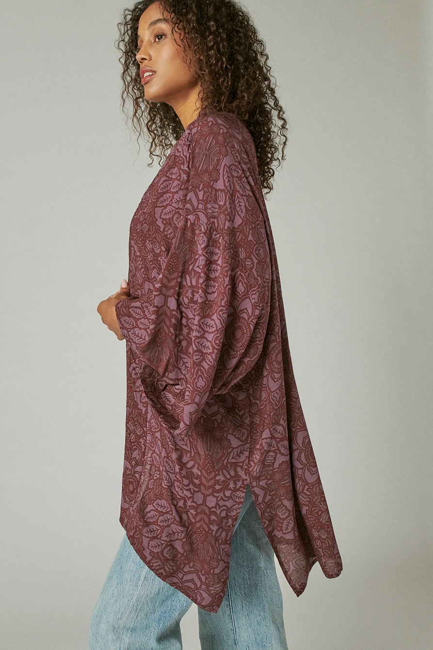 FLORAL PRINTED KIMONO, image 3
