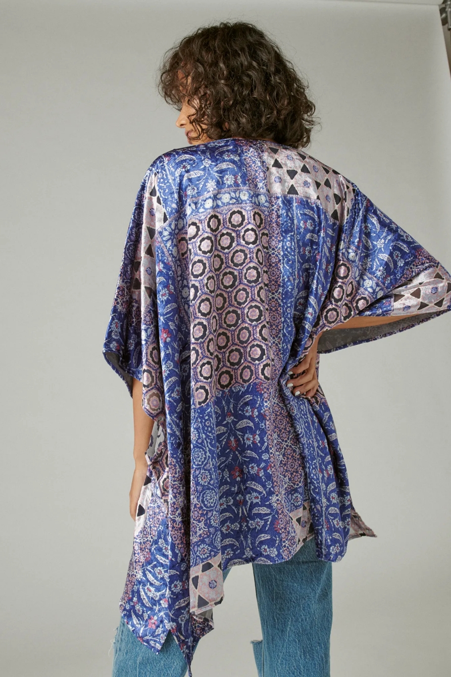 VELVET BURNOUT KIMONO, image 4