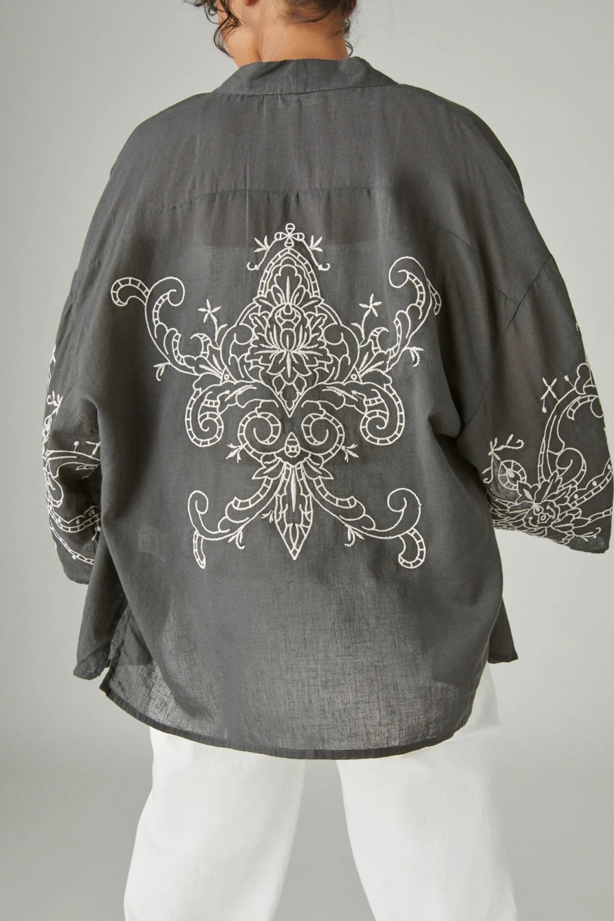 EMBROIDERED KIMONO, image 4