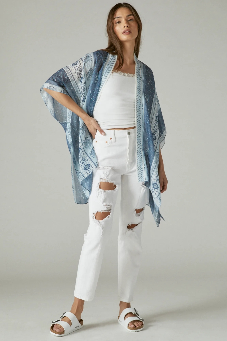 PRINTED LIGHTWEIGHT KIMONO, image 2