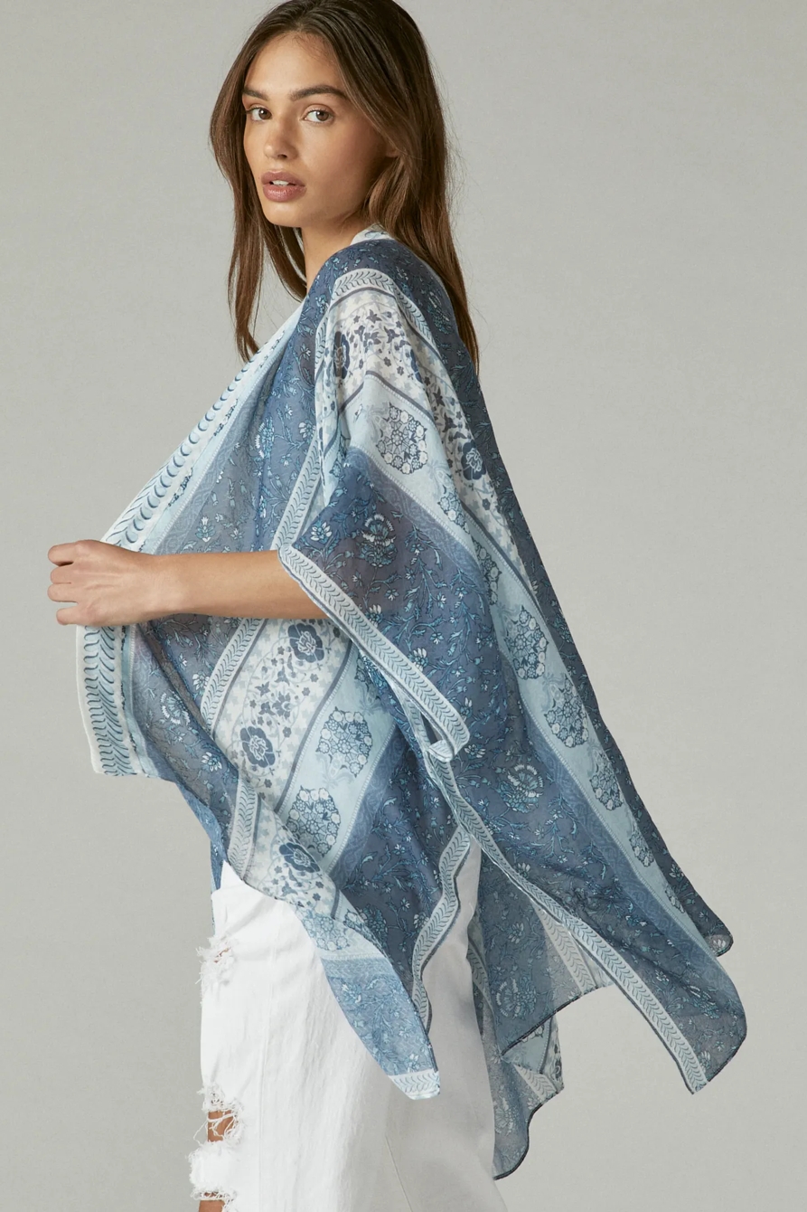 PRINTED LIGHTWEIGHT KIMONO, image 3