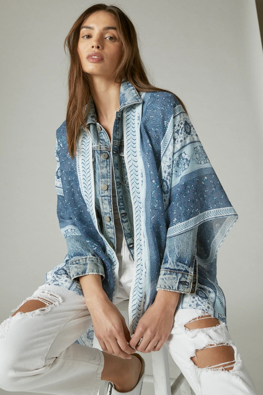 PRINTED LIGHTWEIGHT KIMONO, image 6