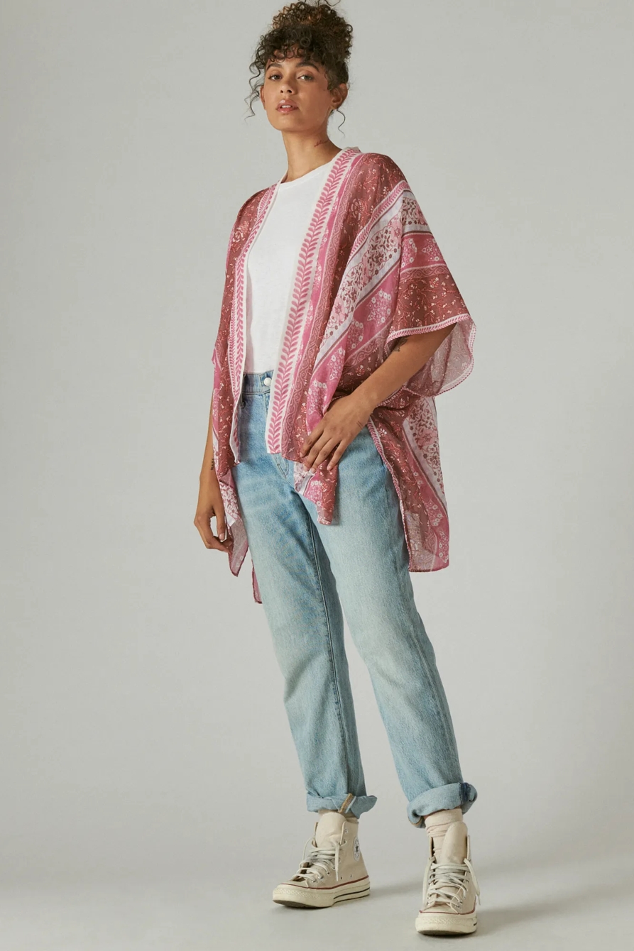 PRINTED LIGHTWEIGHT KIMONO, image 2