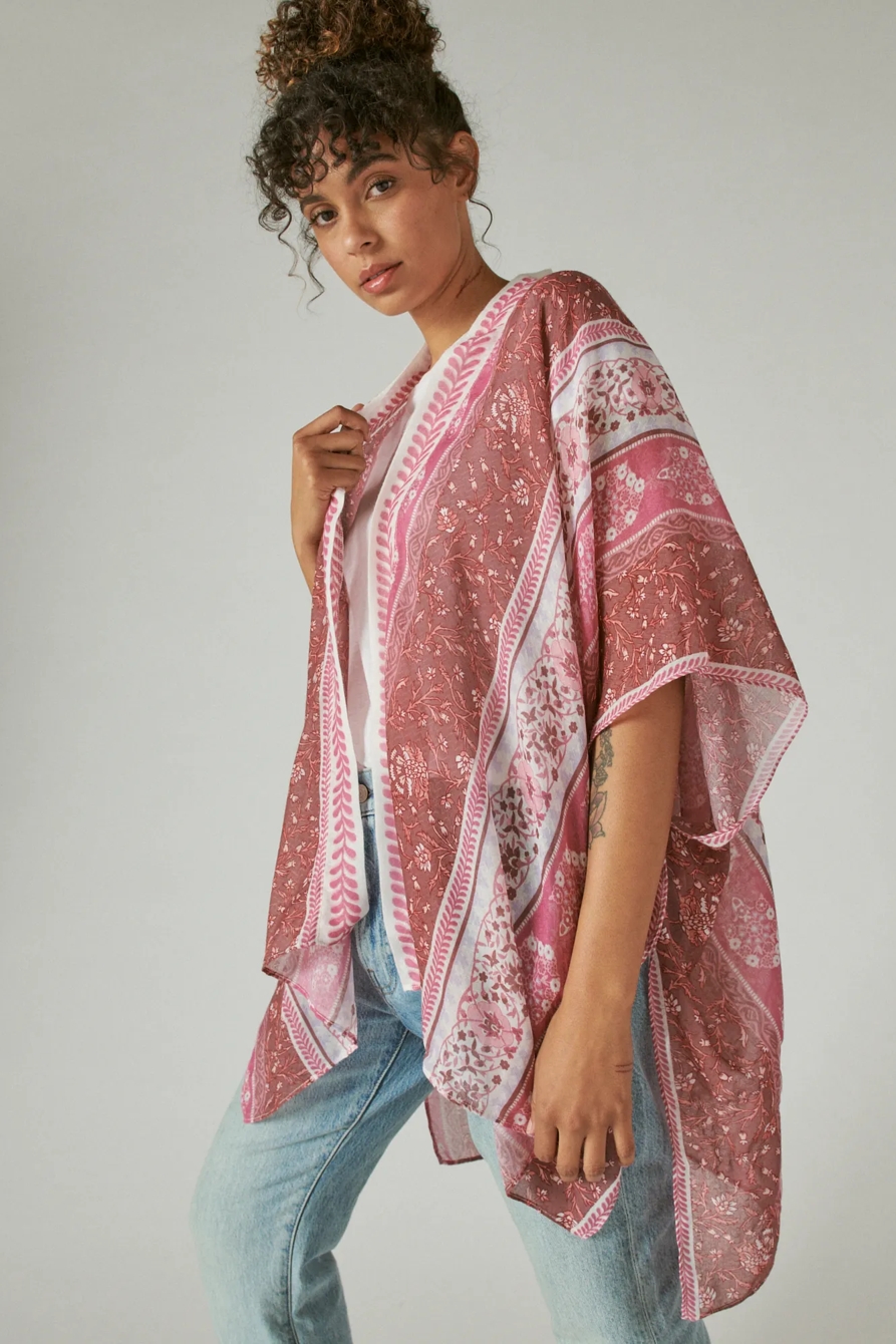 PRINTED LIGHTWEIGHT KIMONO, image 3