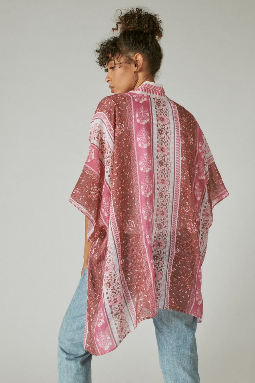 PRINTED LIGHTWEIGHT KIMONO, image 4