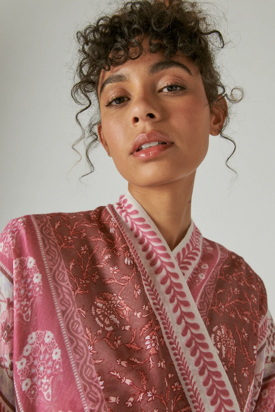 PRINTED LIGHTWEIGHT KIMONO, image 5