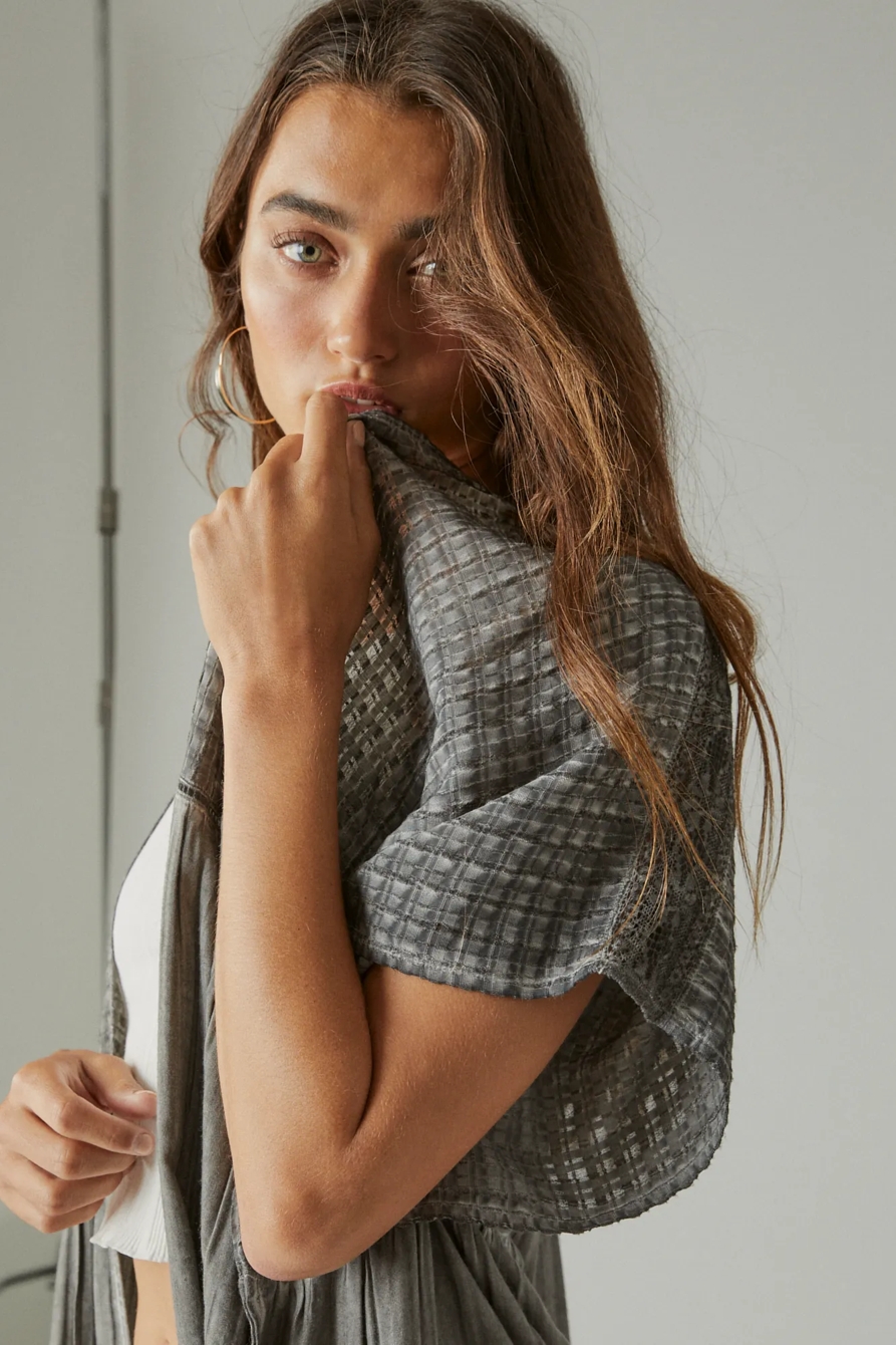 TEXTURED STREET KIMONO, image 4