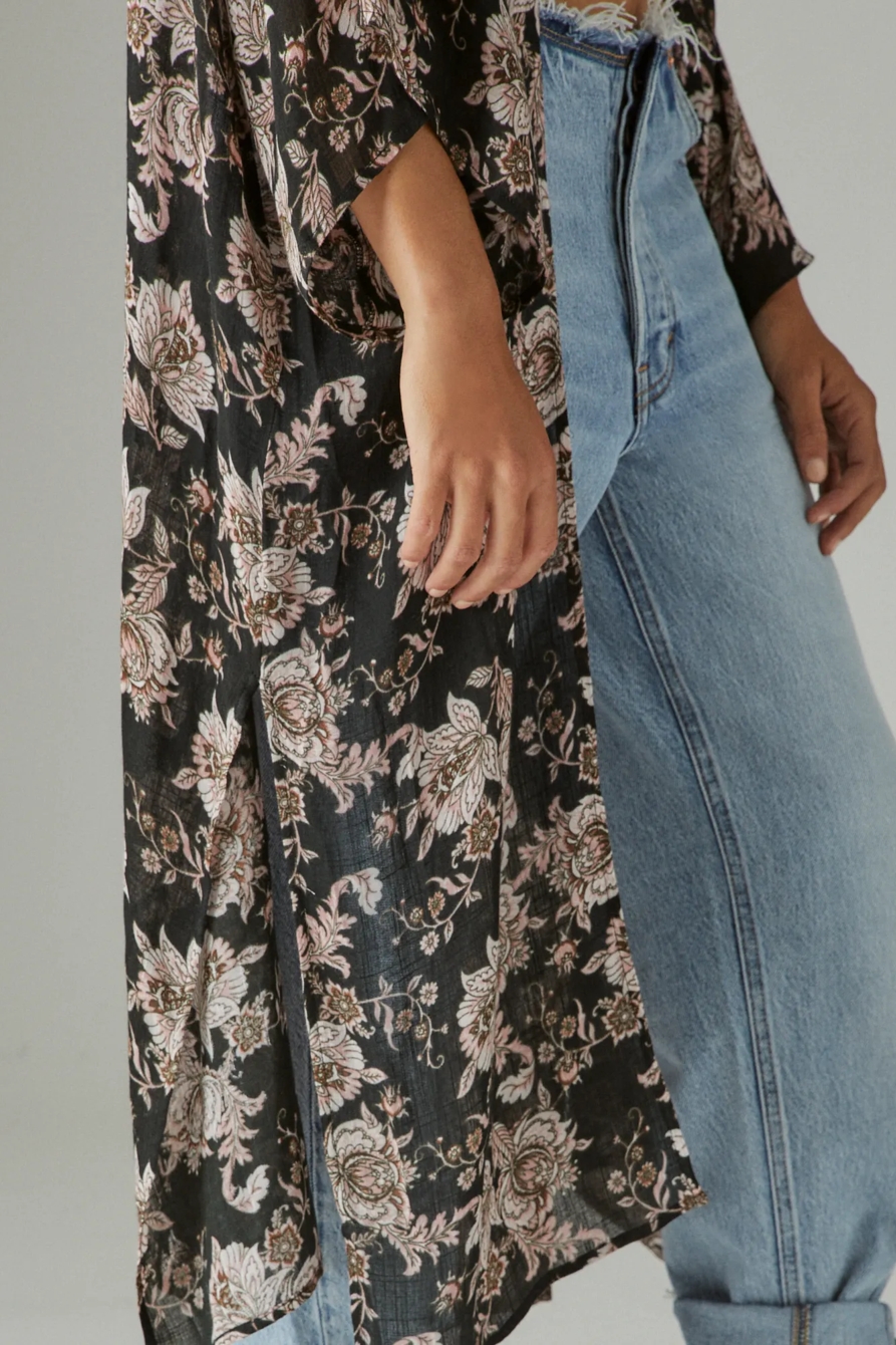 PRINTED DUSTER KIMONO, image 4