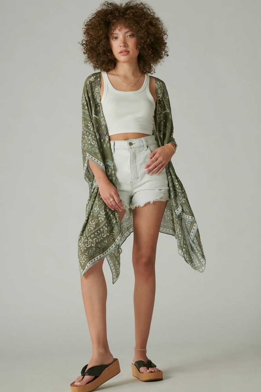 PRINTED LIGHTWEIGHT KIMONO, image 2