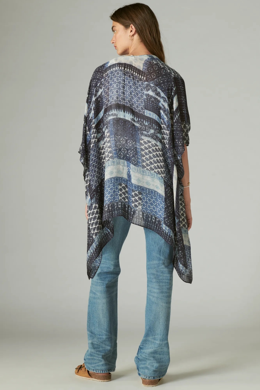 PATCHWORK LIGHTWEIGHT KIMONO, image 3