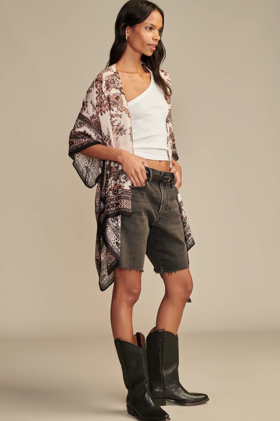 PRINTED EASY KIMONO, image 3