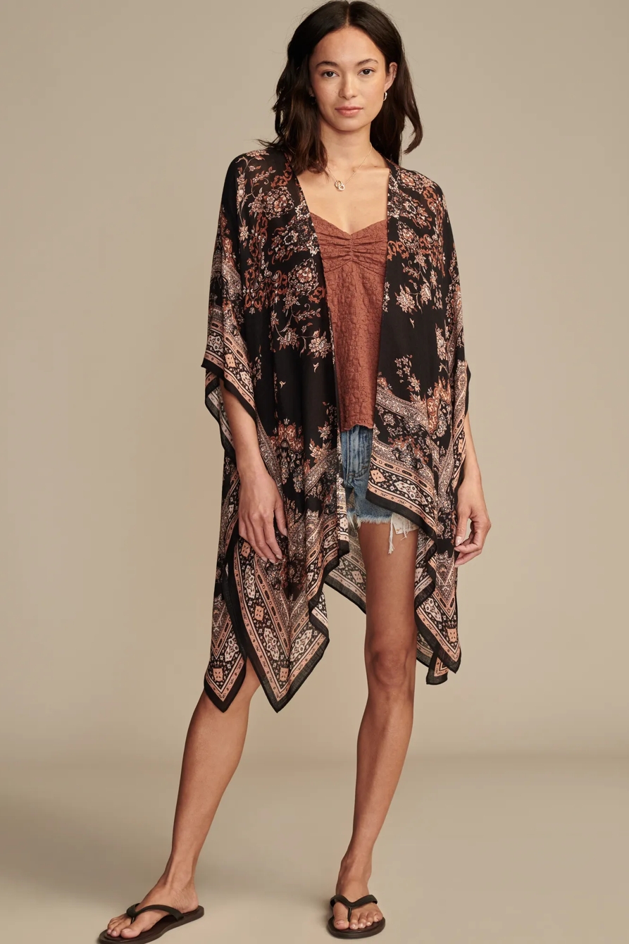 PRINTED EASY KIMONO, image 1