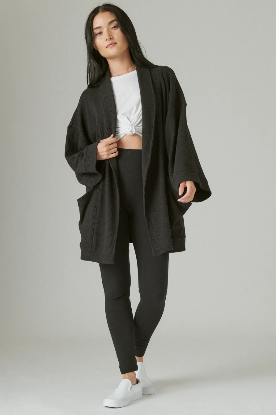 WAFFLE TEXTURED KIMONO, image 2