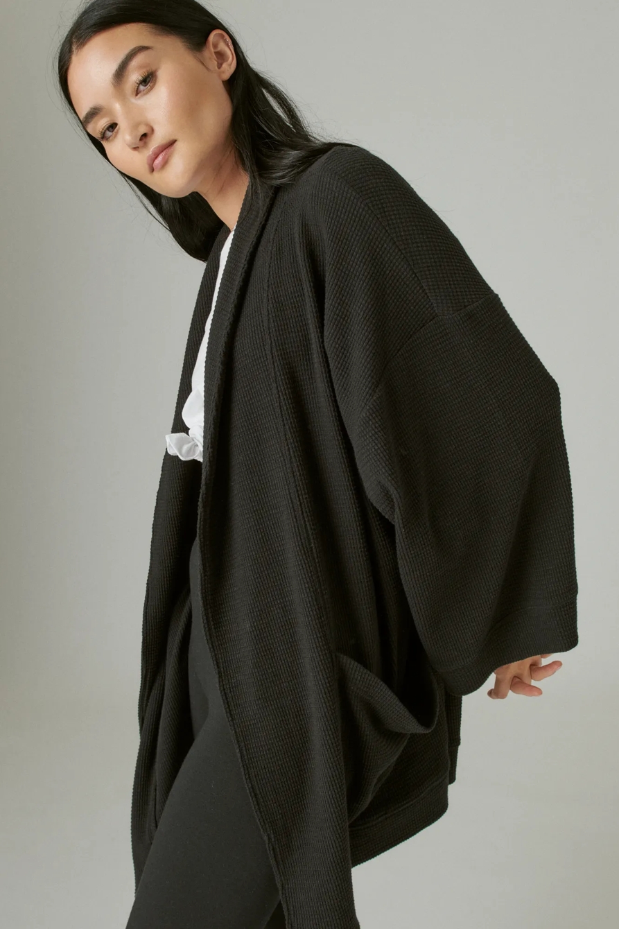 WAFFLE TEXTURED KIMONO, image 4