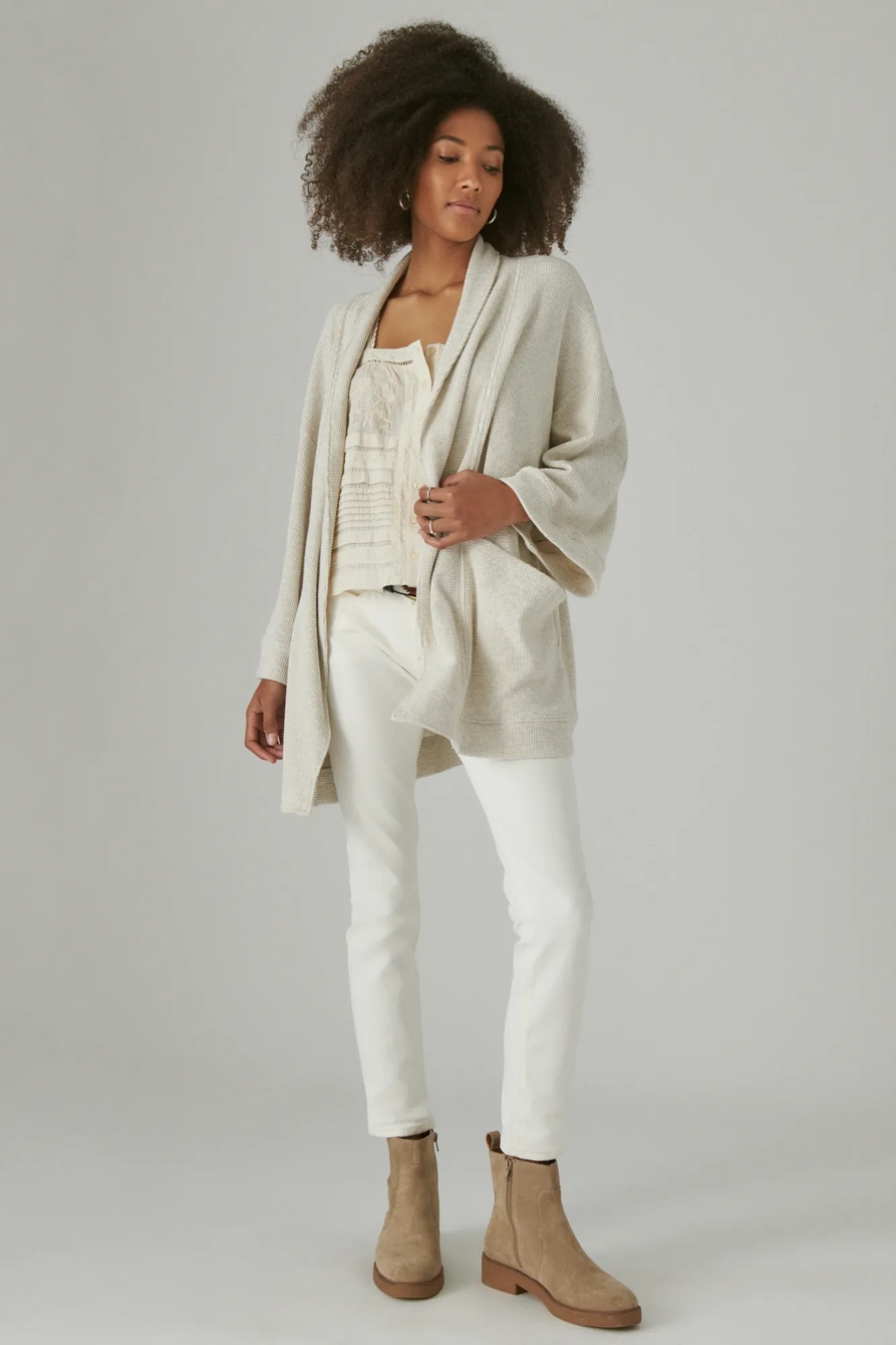 WAFFLE TEXTURED KIMONO, image 2