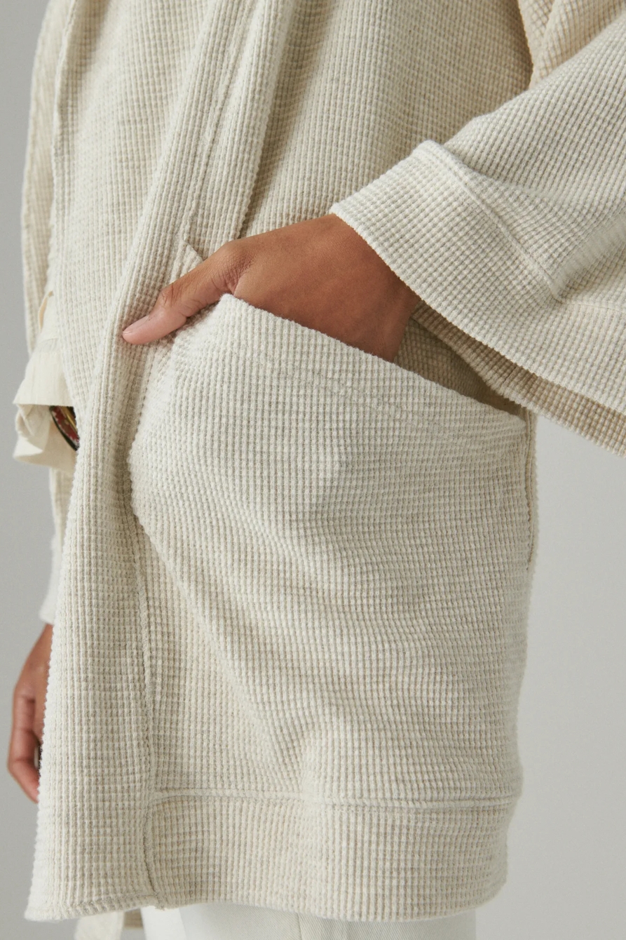 WAFFLE TEXTURED KIMONO, image 5