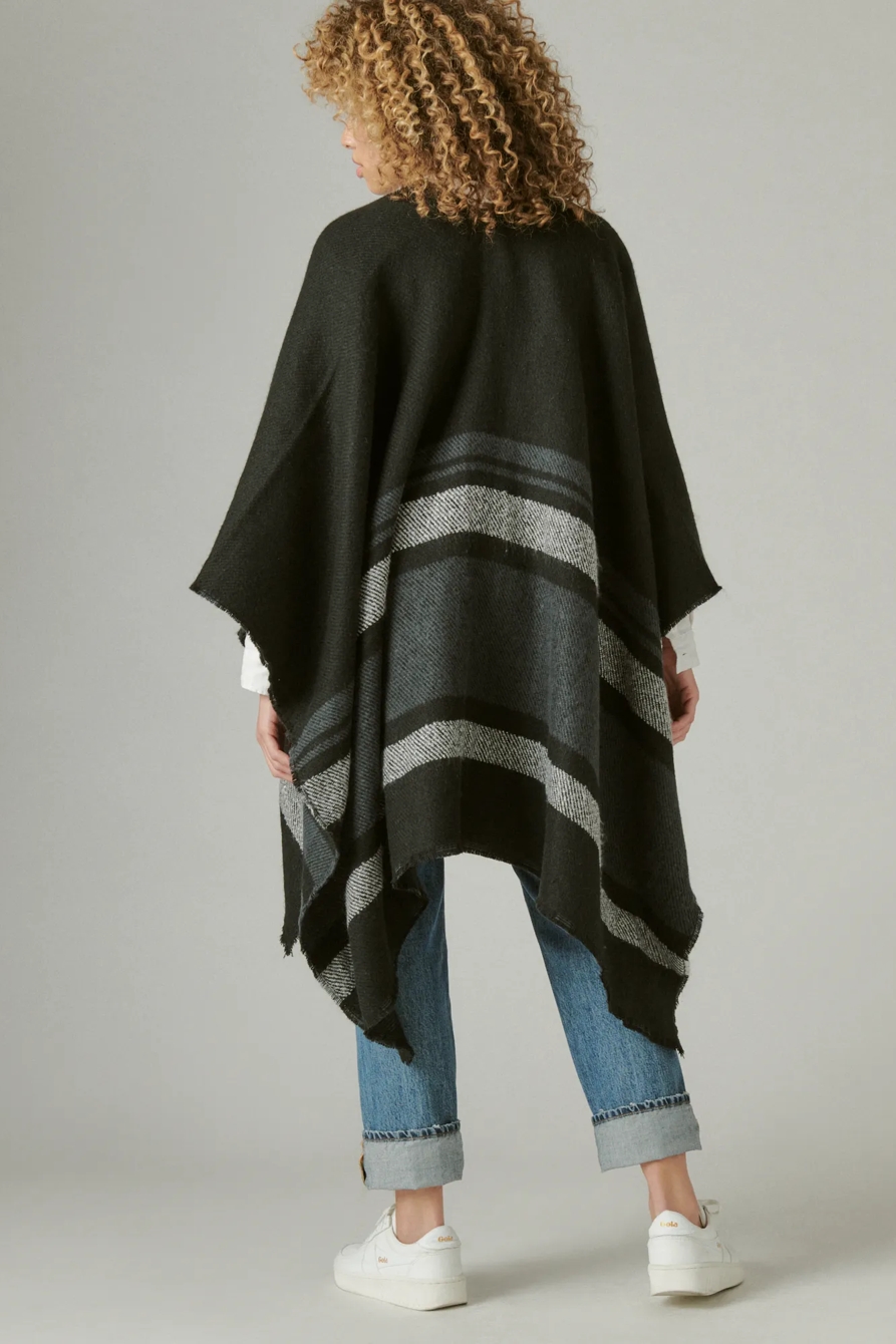 REVERSIBLE STRIPE KIMONO, image 3