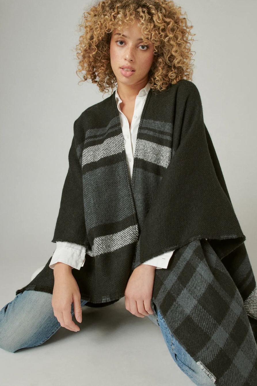 REVERSIBLE STRIPE KIMONO, image 5