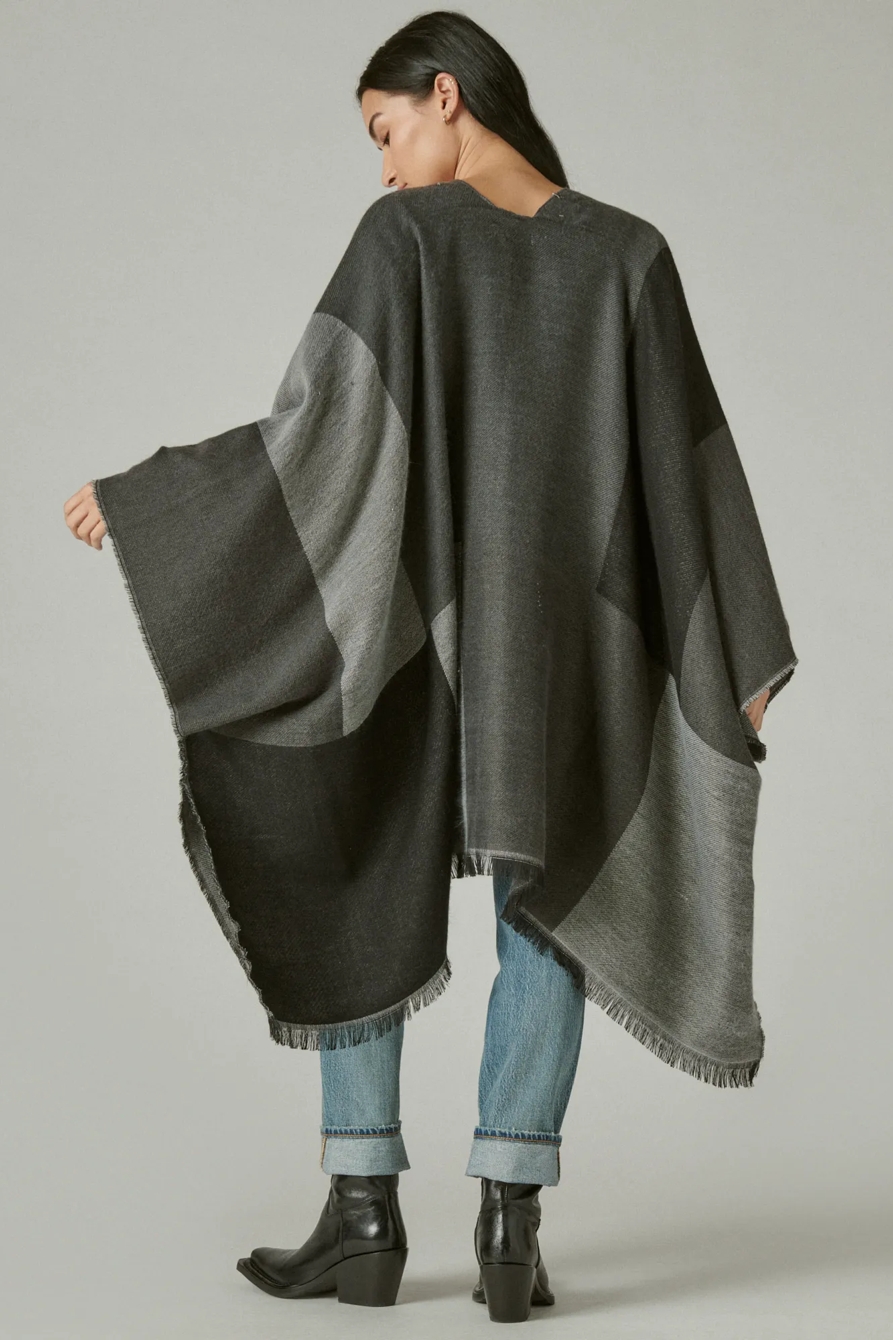 PATCHWORK KNIT KIMONO, image 3